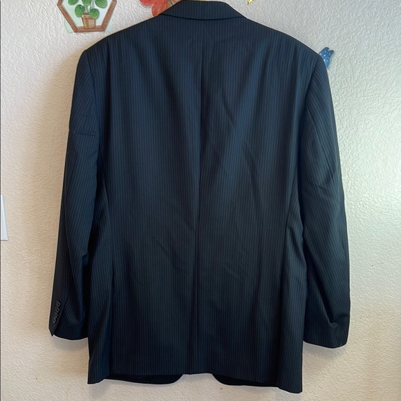 Jos. A. Bank Black Blazer Single-Breasted Notched Lapel - Picture 6 of 10